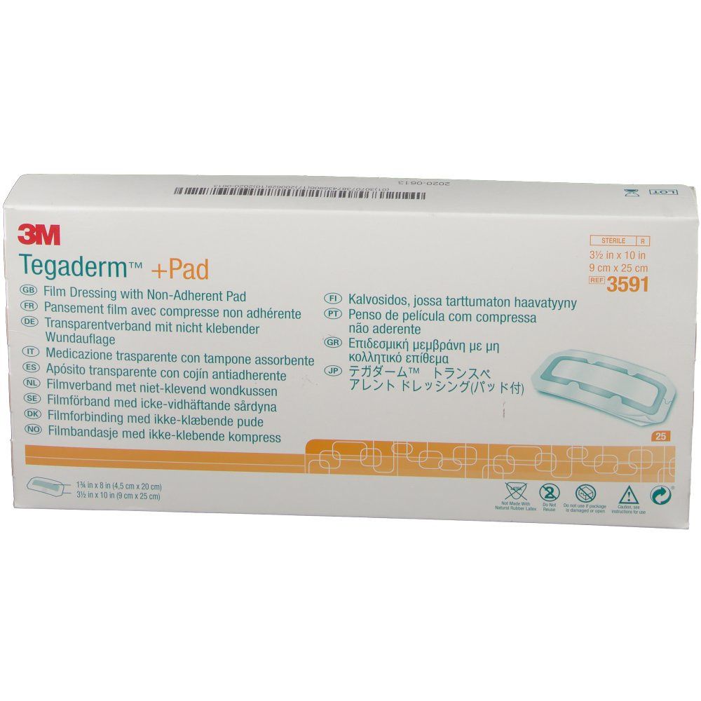 3M Tegaderm + Pad 9 x 25 cm