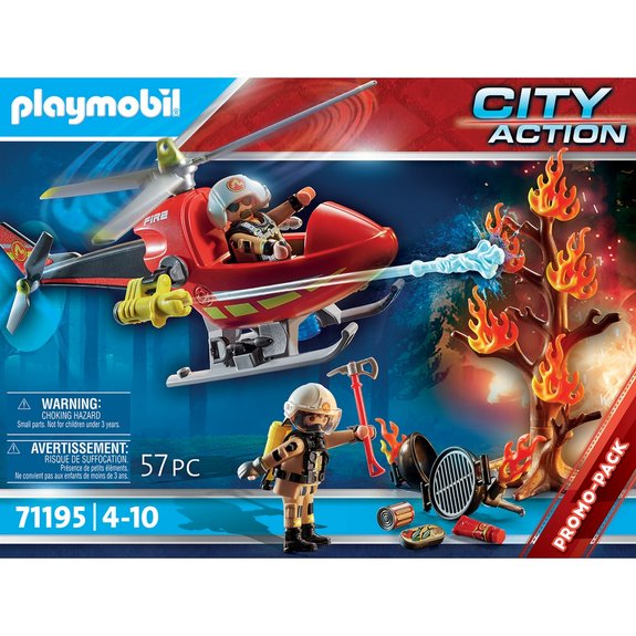 Hélicoptère Pompiers Playmobil City Action71195