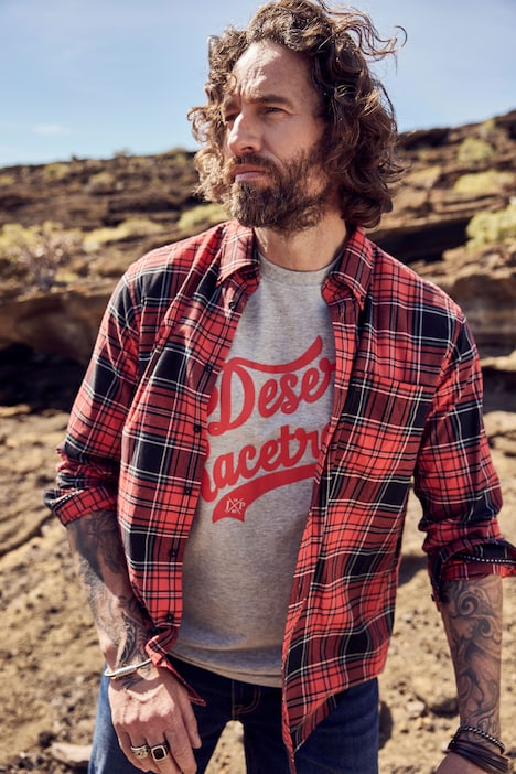 Karohemd, Langarm, Buttondown-Kragen, Modern Fit