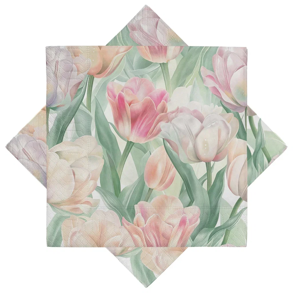 Serviett Tulipaner 20 pk