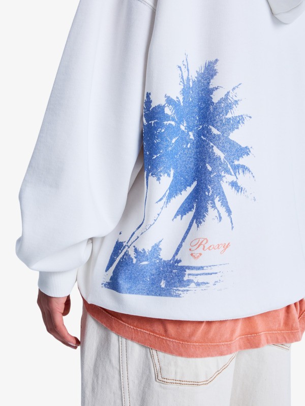Lineup Oversized Sweat à capuche oversize Blanc Femme