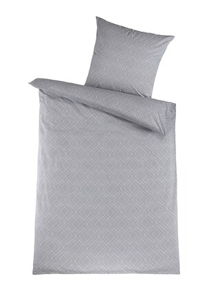 2er Set - Renforcé-Bettwäsche Squares 80 x 80/135 x 200 cm