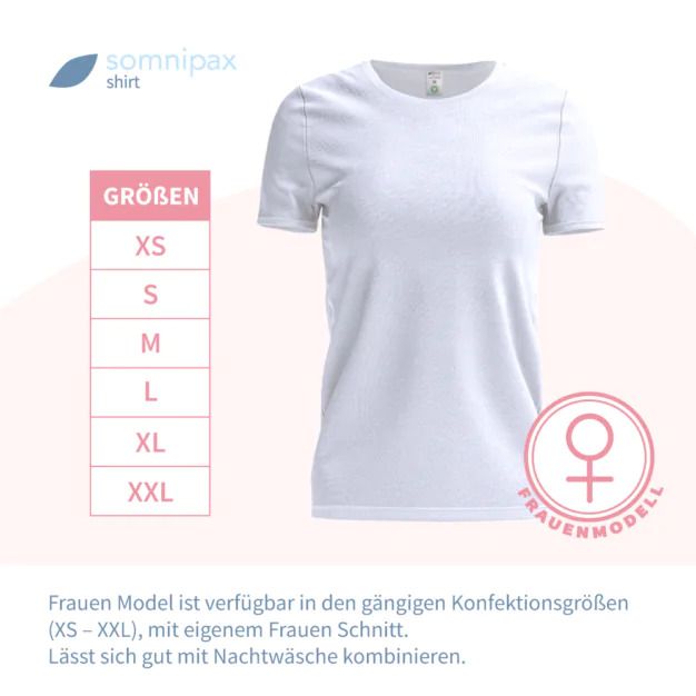 somnipax shirt Standard mit Rolle - Lagerungs-Shirt gegen Schnarchen, für Männer Gr. S