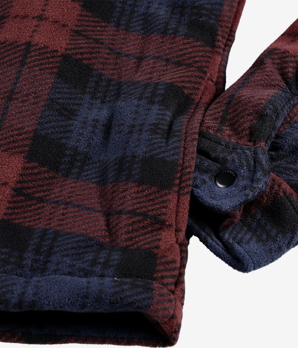 Volcom Bowered Fleece Hemd (merlot)