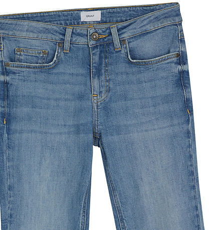Grønt Jeans - Texas Low Flare - Vintage Blue