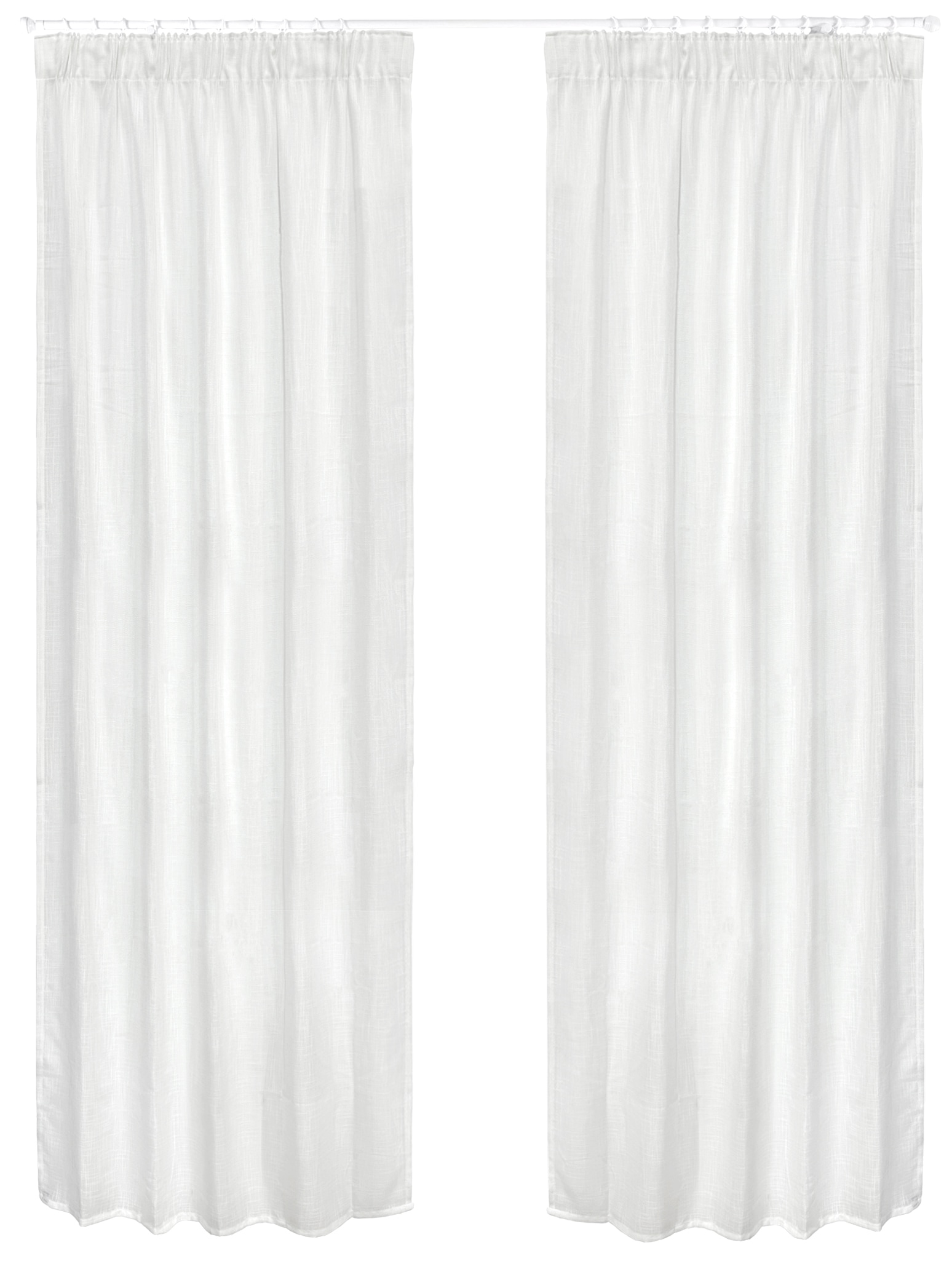 andas Gardine »Tursik« Faltenband 1 Stk. tlg. Blickdicht, Leinenlook, Polyester