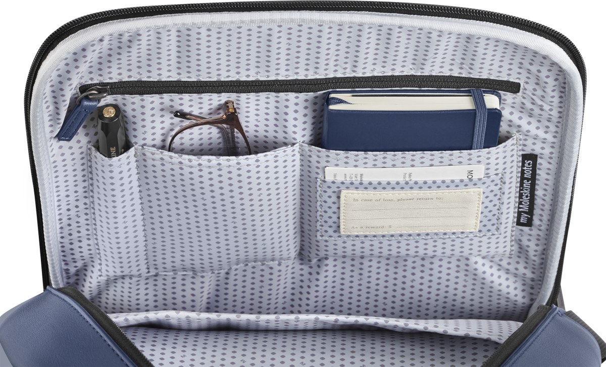 Vertical Device Bag Classic Collection, Sapphire Blue