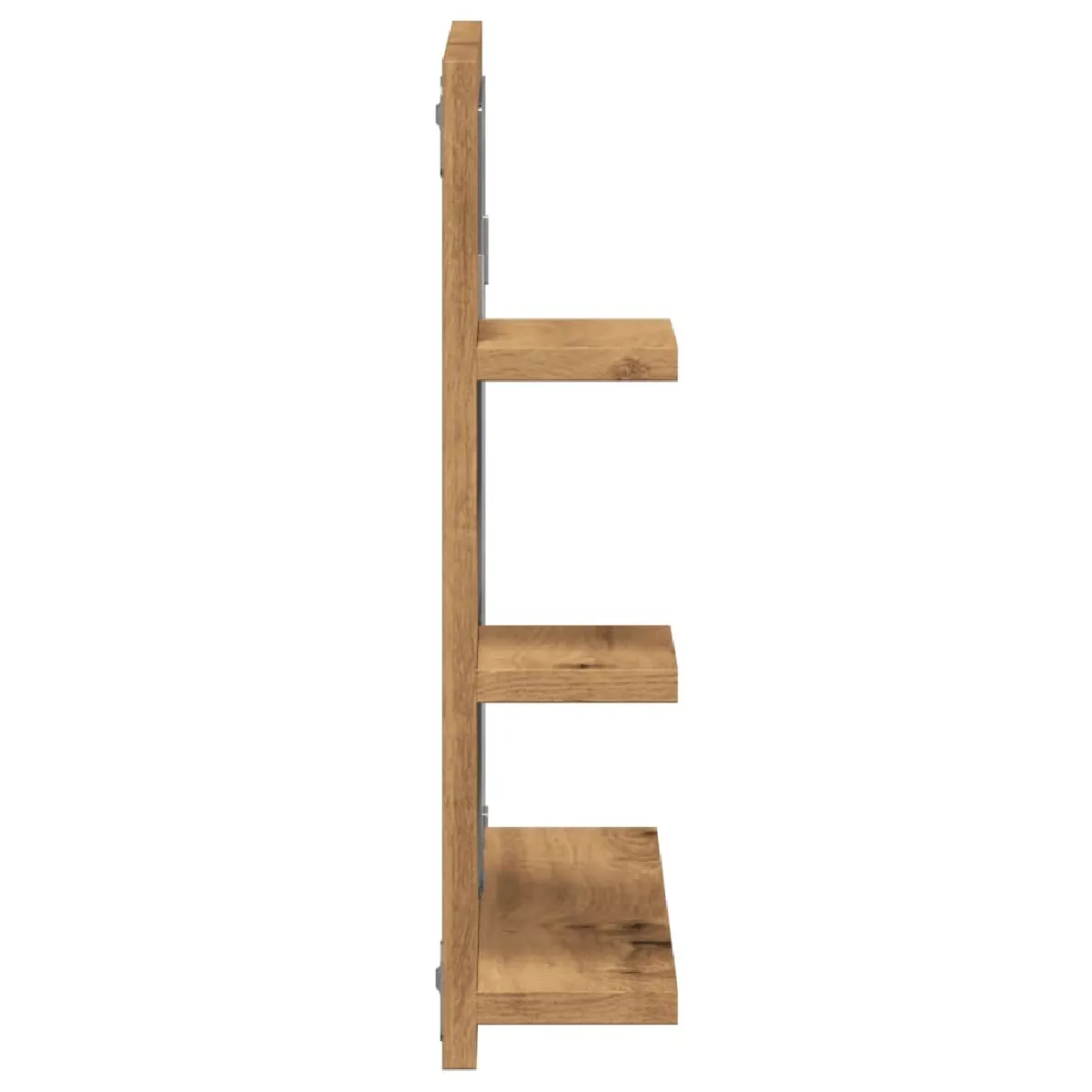 vidaXL Armoire à miroir 60x10.5x45 cm - Chêne Artisanal