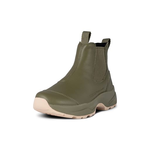 Woden Silje Warm Gummistøvler, Dark Olive, 42