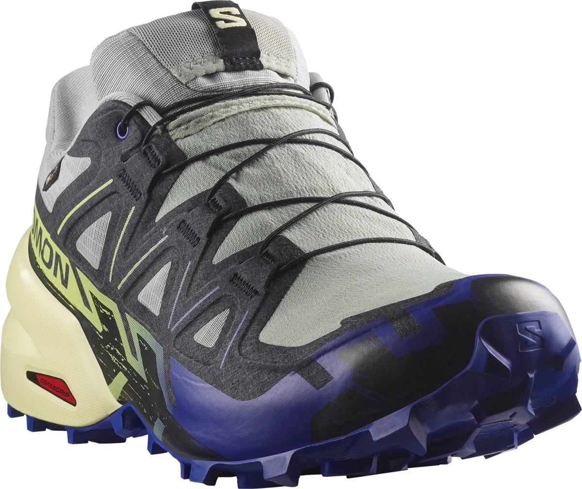Salomon Men's Speedcross 6 GORE-TEX Wrought Iron / Clematis Blue / Sharp Green