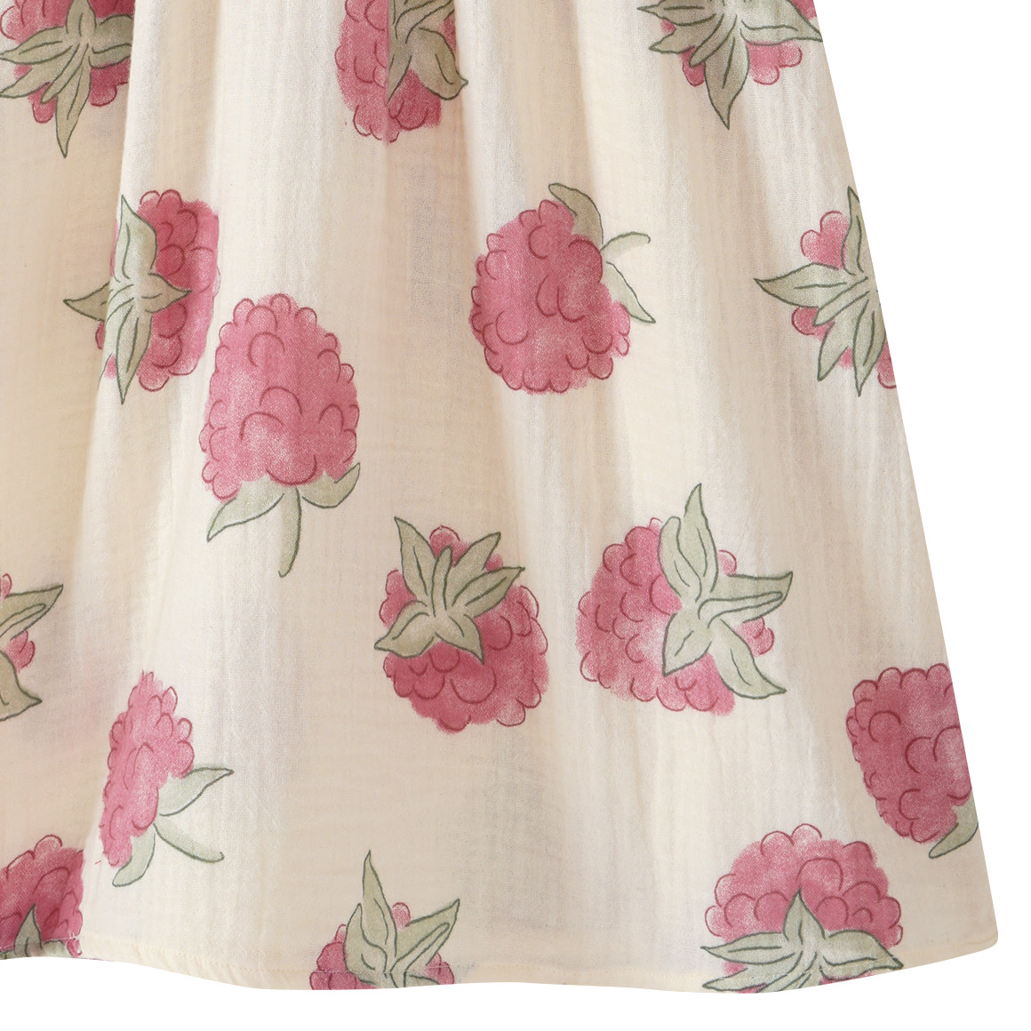 Topolino Pure Collection Mädchen Kleid aus Musselin creme