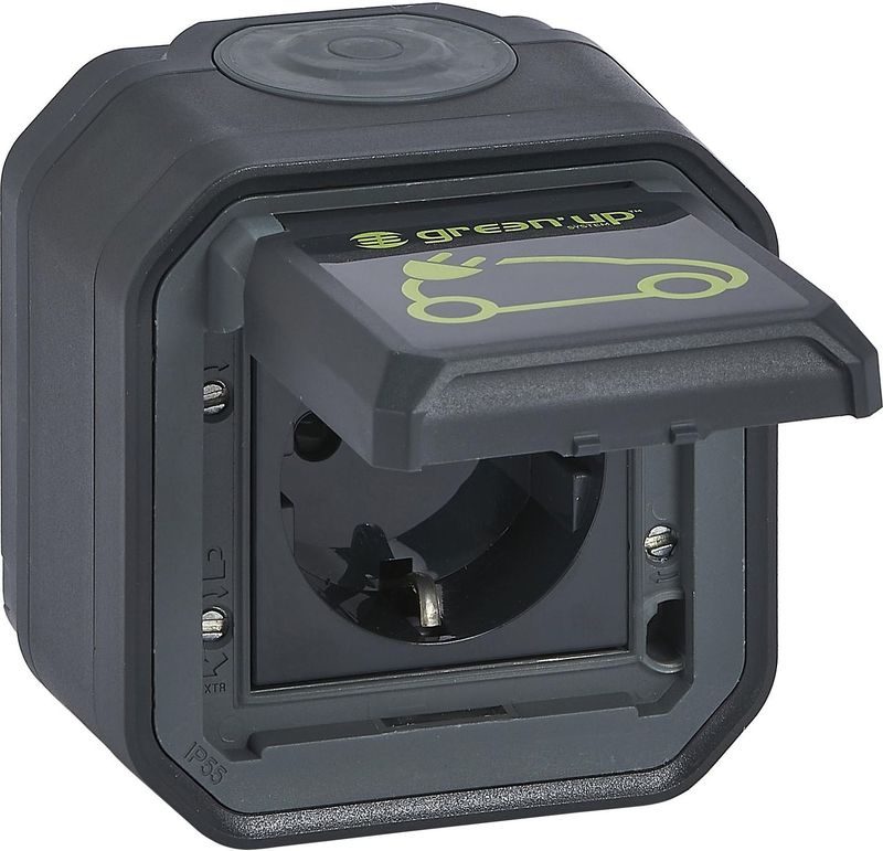Stopcontact - Voor Vochtige Ruimtes - 16 A - 230 V - Flexibele Montage