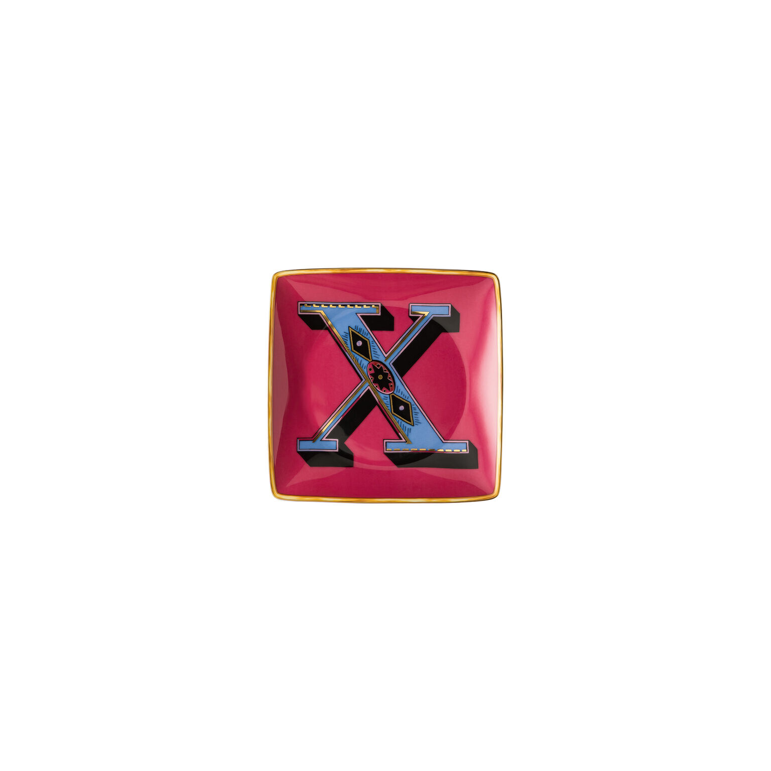 Versace Alphabet Holiday Alphabet X Schälchen 12 cm quadr. flach