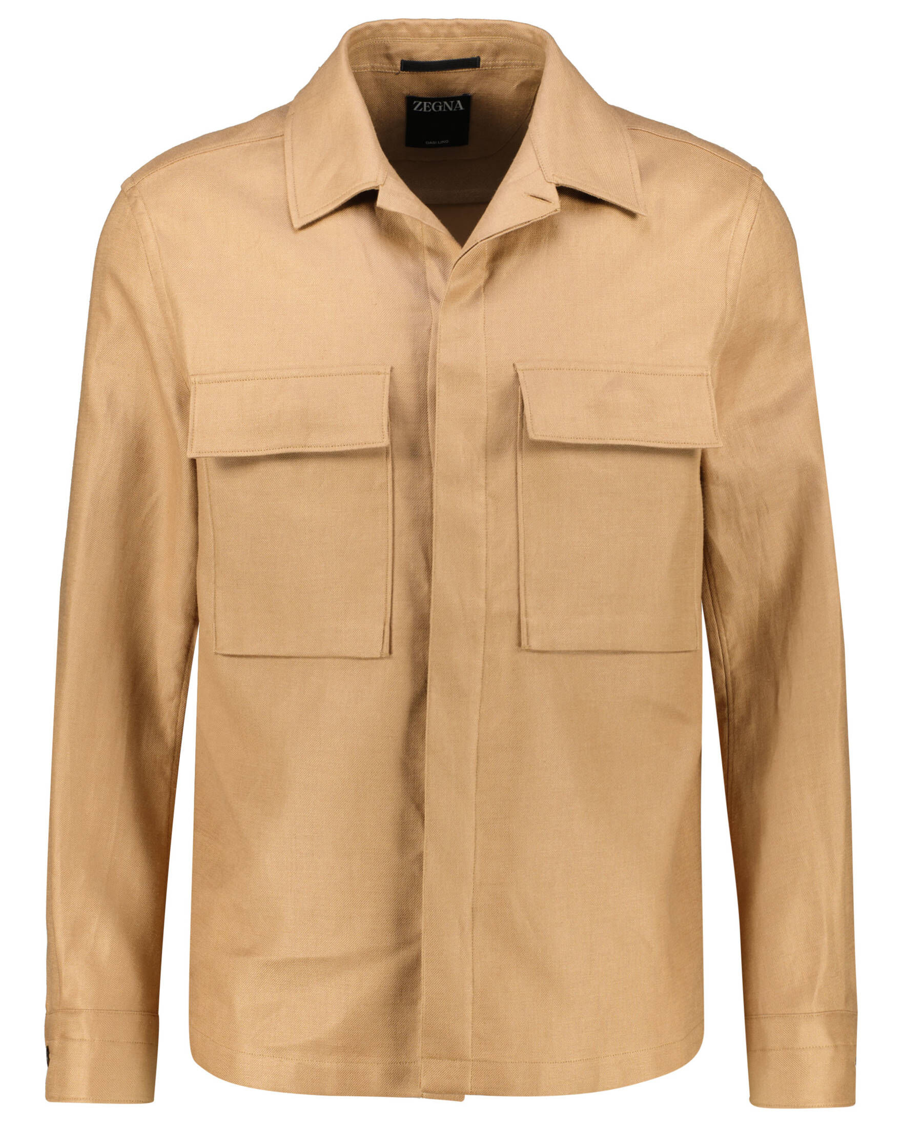 Zegna| Herren Hemdjacke aus Leinen OASI LINO OVERSHIRT