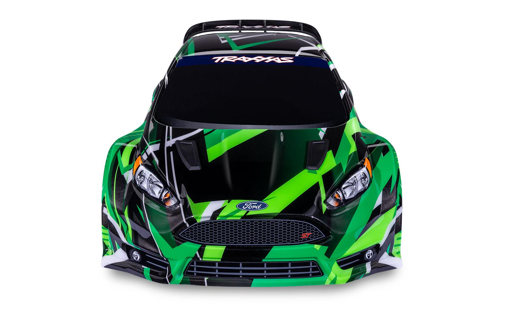 Rally Ford Fiesta ST VXL 4WD Grün, ARTR, 1:10<br>Robustes RC Rallyauto mit 3S Brushless Antrieb