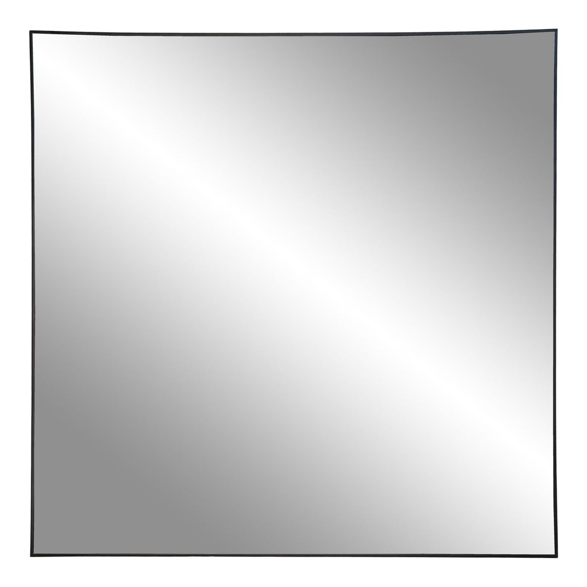 Jeanne spiegel, zwarte look. 60 x 1 x 60 cm