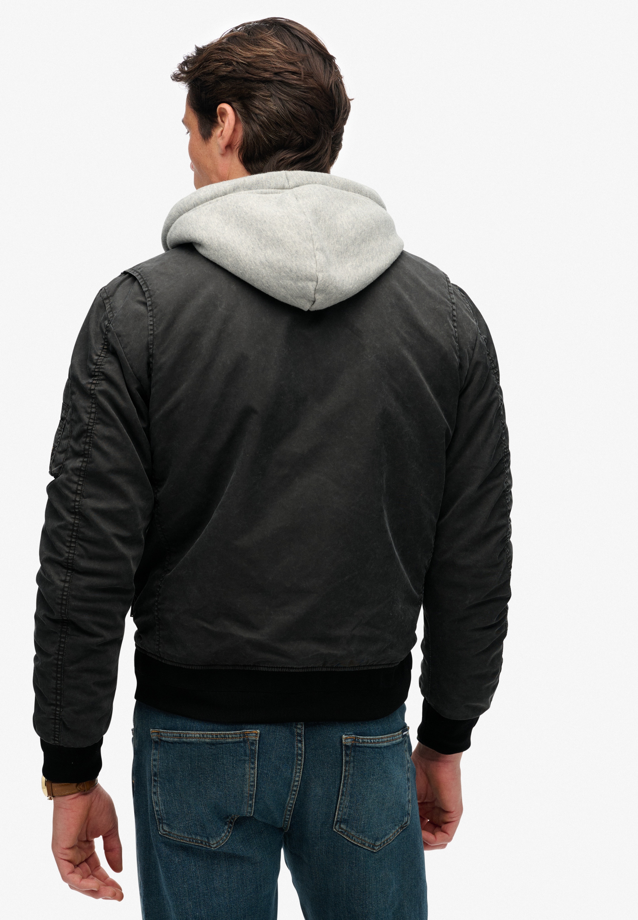 Superdry Parka »MILITARY MA1 BOMBER JACKET« ohne Kapuze