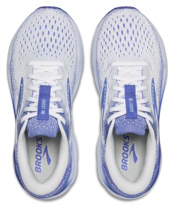 Chaussures Running Brooks Ghost 16 Blanc/Bleu Femme