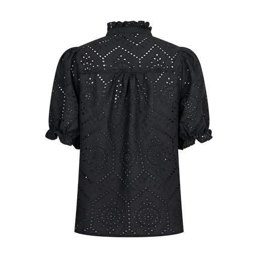 Neo Noir Odesa Embroidery Bluse, Black, 40