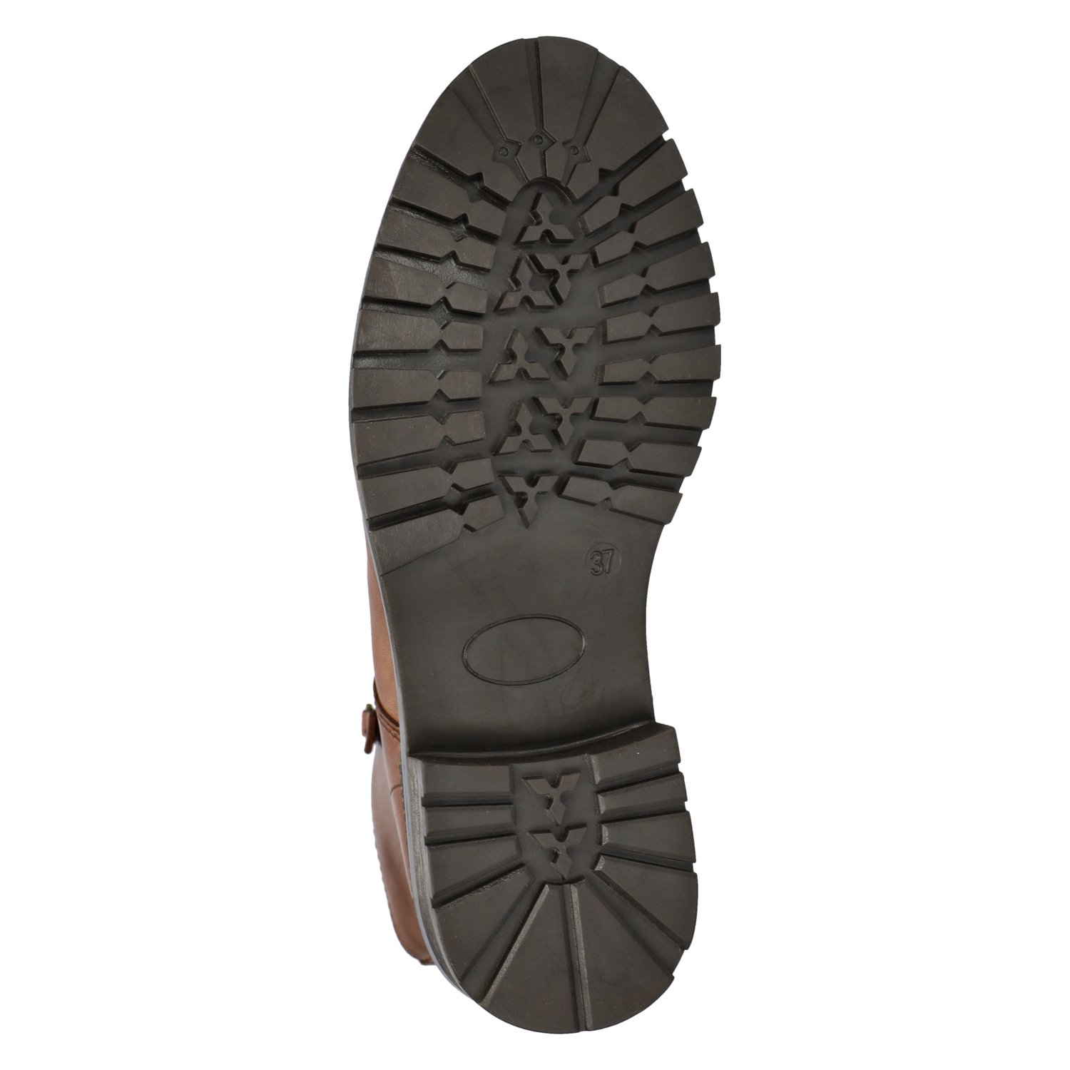 dames veterboot Nelson Cognac