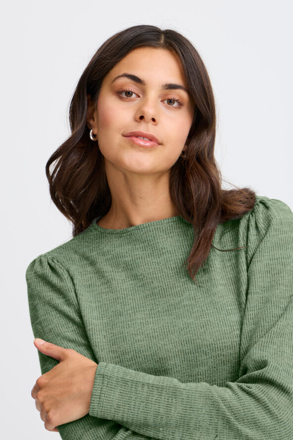 Fransa FRANABEL TEE 1 Laurel wreath melange