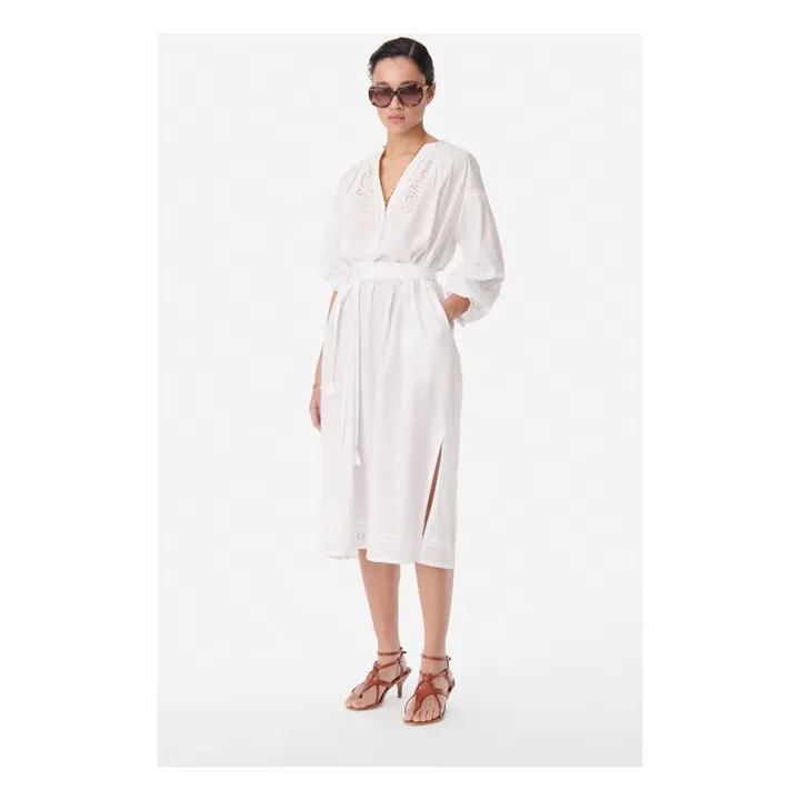 Vanessa Bruno Robe Catinka Brodée | Blanc