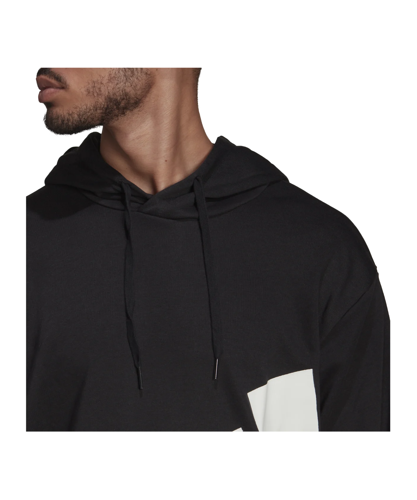 adidas Essentials GL Hoody Schwarz Weiss