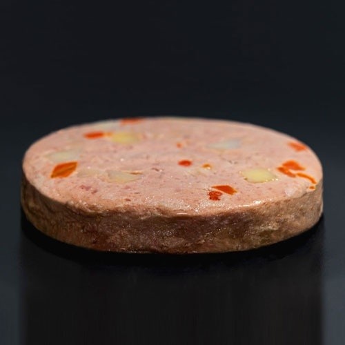 Pacote de hambúrguer para cachorro com sabor de carne