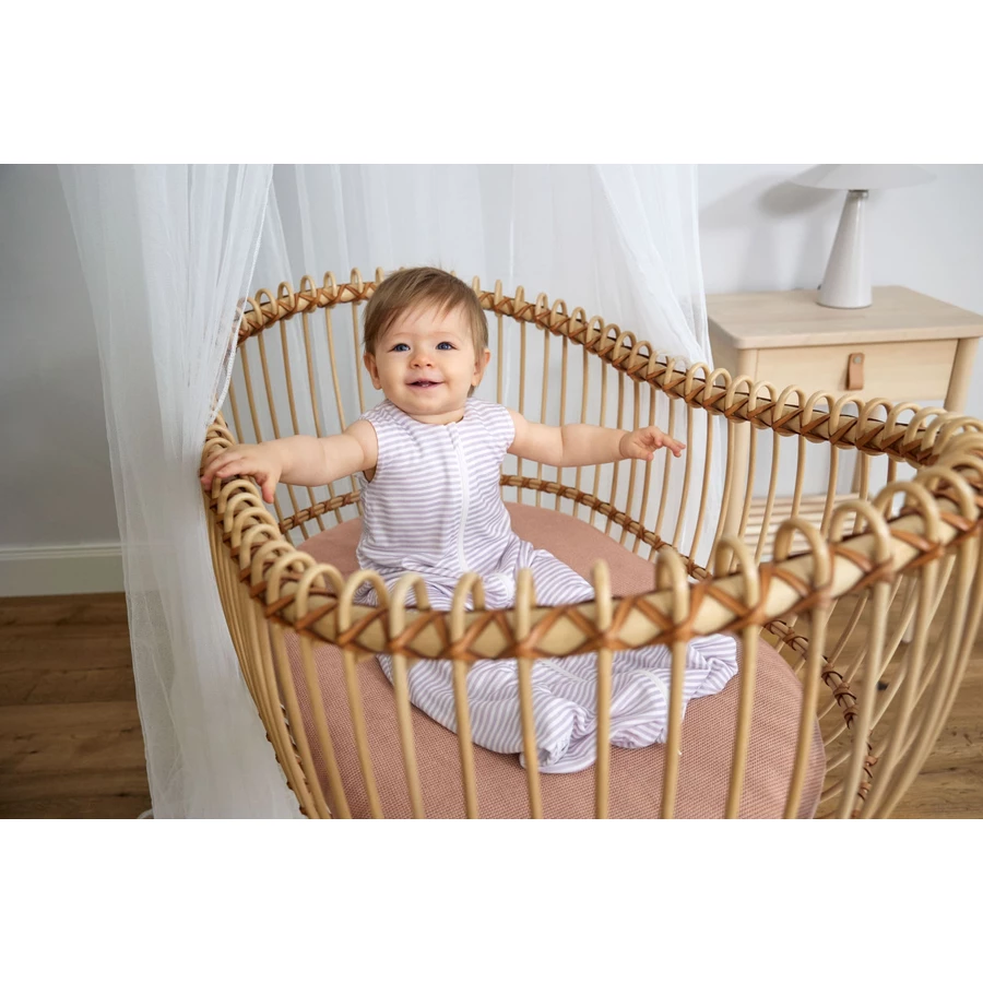 LÄSSIG Babyschlafsack milky lila