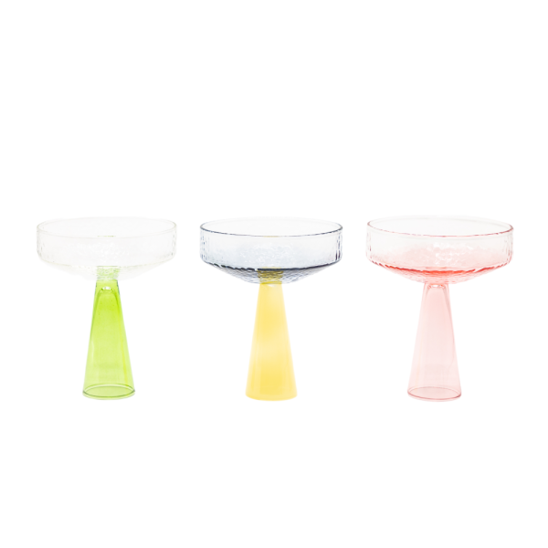 BrÃ»t Homeware, Coupe Claude, helder | groen, set van 2