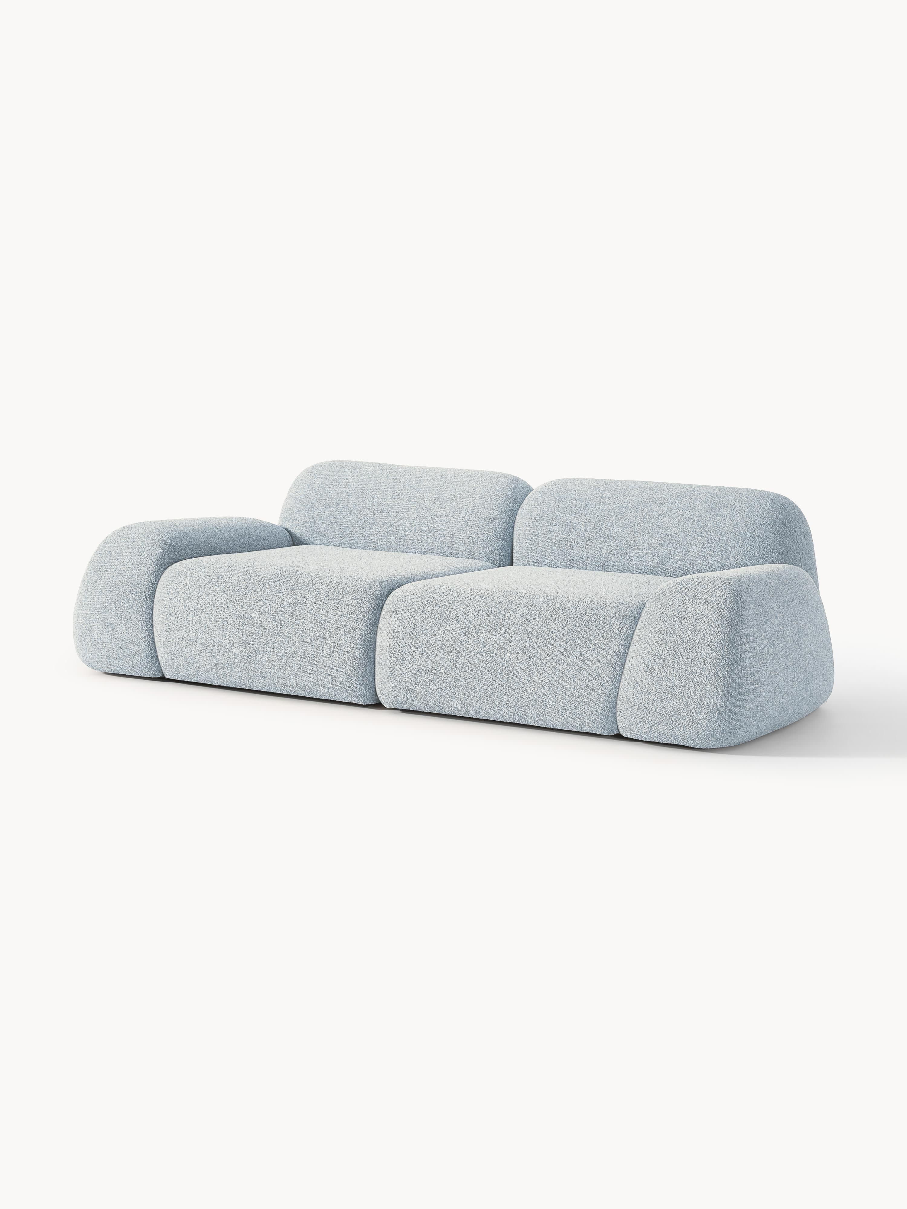 Modulaire bank Wolke (3-zits) van bouclé