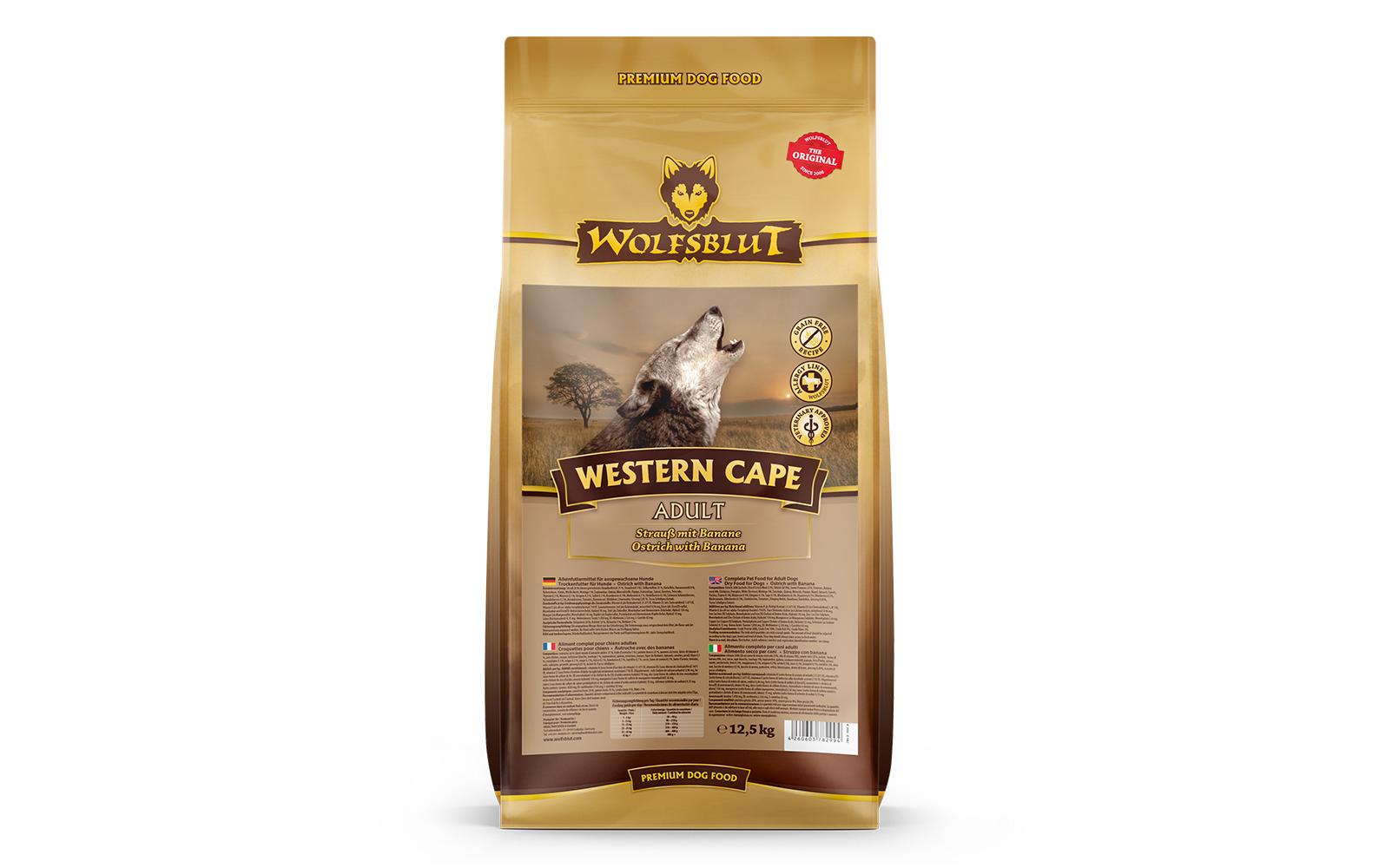 Trockenfutter Dog Western Cape Adult, 12.5 kgAlleinfuttermittel für erwachsene Hunde mittlerer Rasse