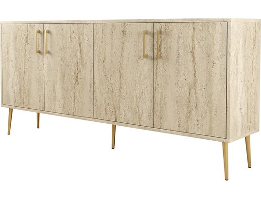 CONCEPT1 - Bahut Kiev travertin 180 x 35 x 78cm