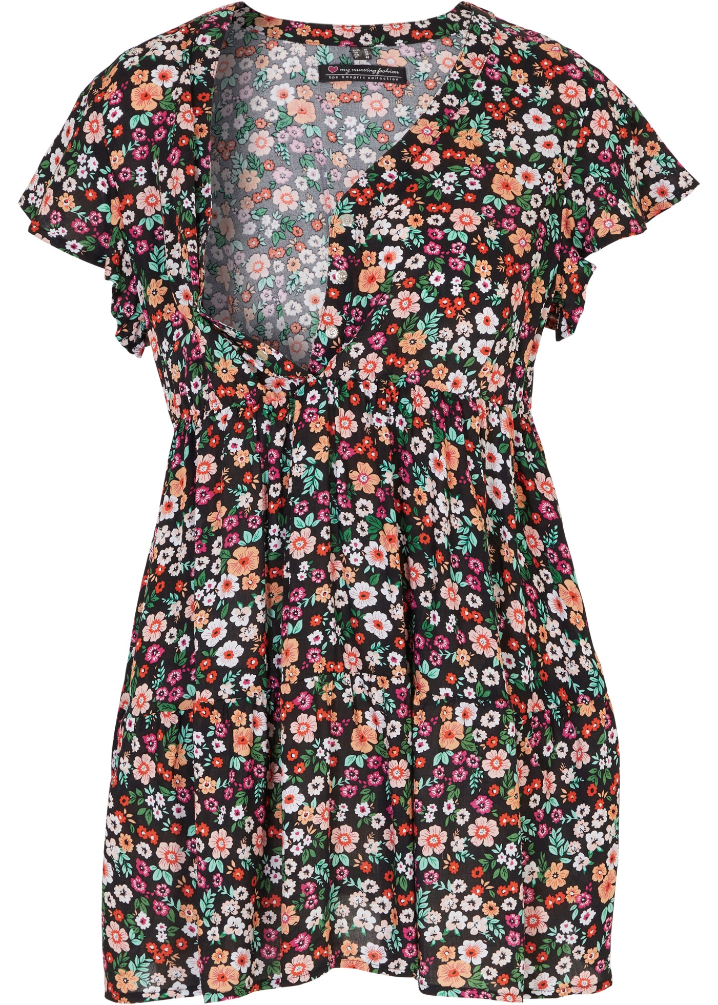 bonprix Umstandstunika »Umstands- und Stillbluse aus Viskose«, Umstands- und Stillbluse aus Viskose