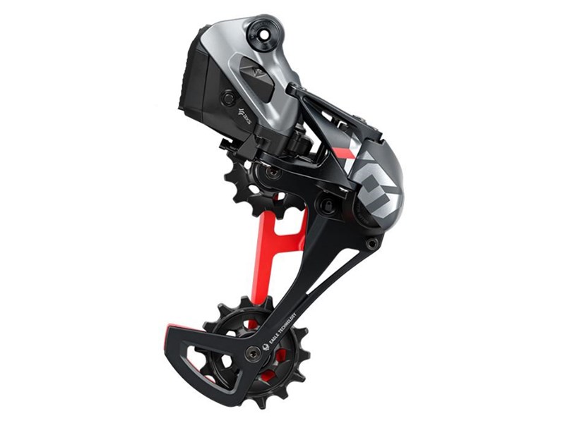 SRAM Eagle X01 AXS 12 Speed Bagskifter 52T Grå/Rød