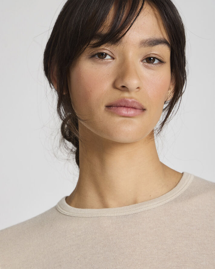 Gai&Lisva Thyra L/S Wool Top Smoke gray