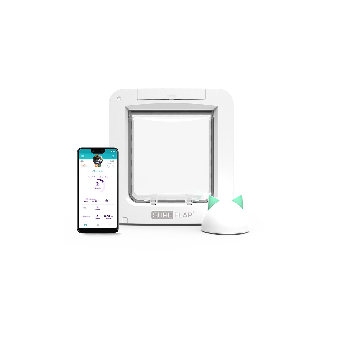 SureFlap Mikrochip Haustierklappe Connect ohne Hub