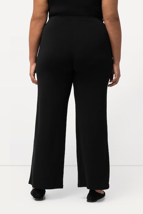 Hose, Jersey, weites Bein, Elastikbund