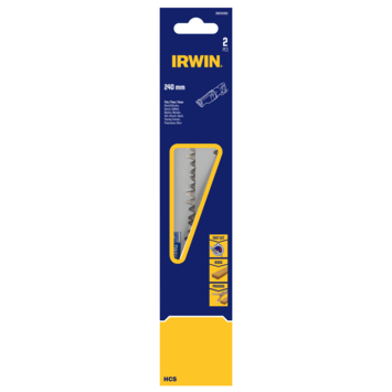 Irwin reciprozaagblad grof voor hout grof - 2 stuks - 240 mm