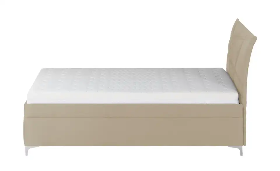 Polsterbett Lauren Beige 120 cm