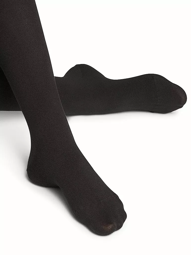 FALKE Strickstrumpfhose Family Black schwarz