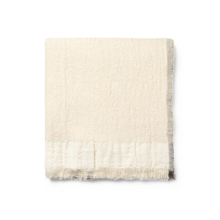 Ferm Living - Weaver Tagesdecke, 170 x 120 cm, off-white