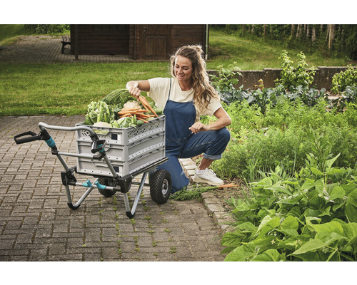 Wolfcraft TS2500 transportsysteem, 2-in-1 kruiwagen/steekwagen