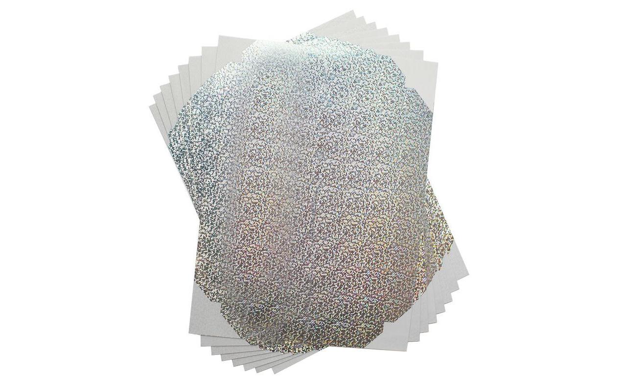 Stickerpapier Holographic dots SilberStickerpapier