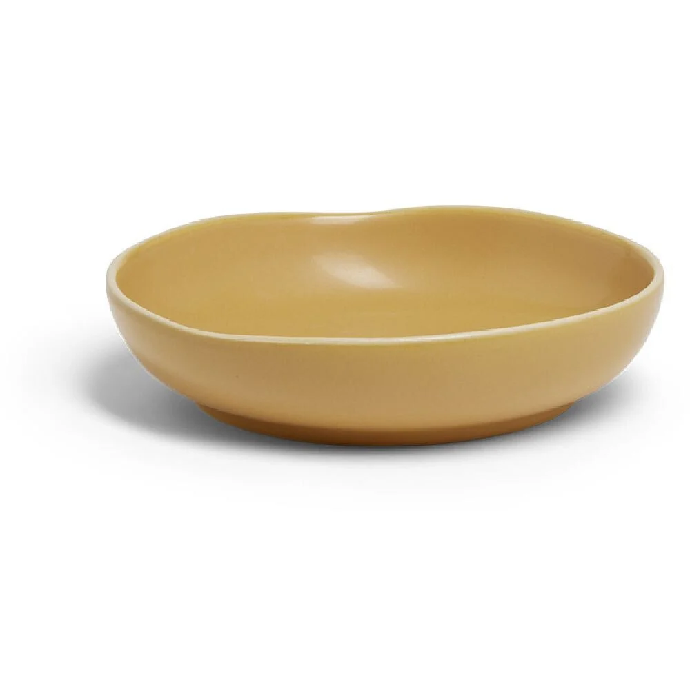 Assiette creuse en faïence vert Ø20xH4cm
