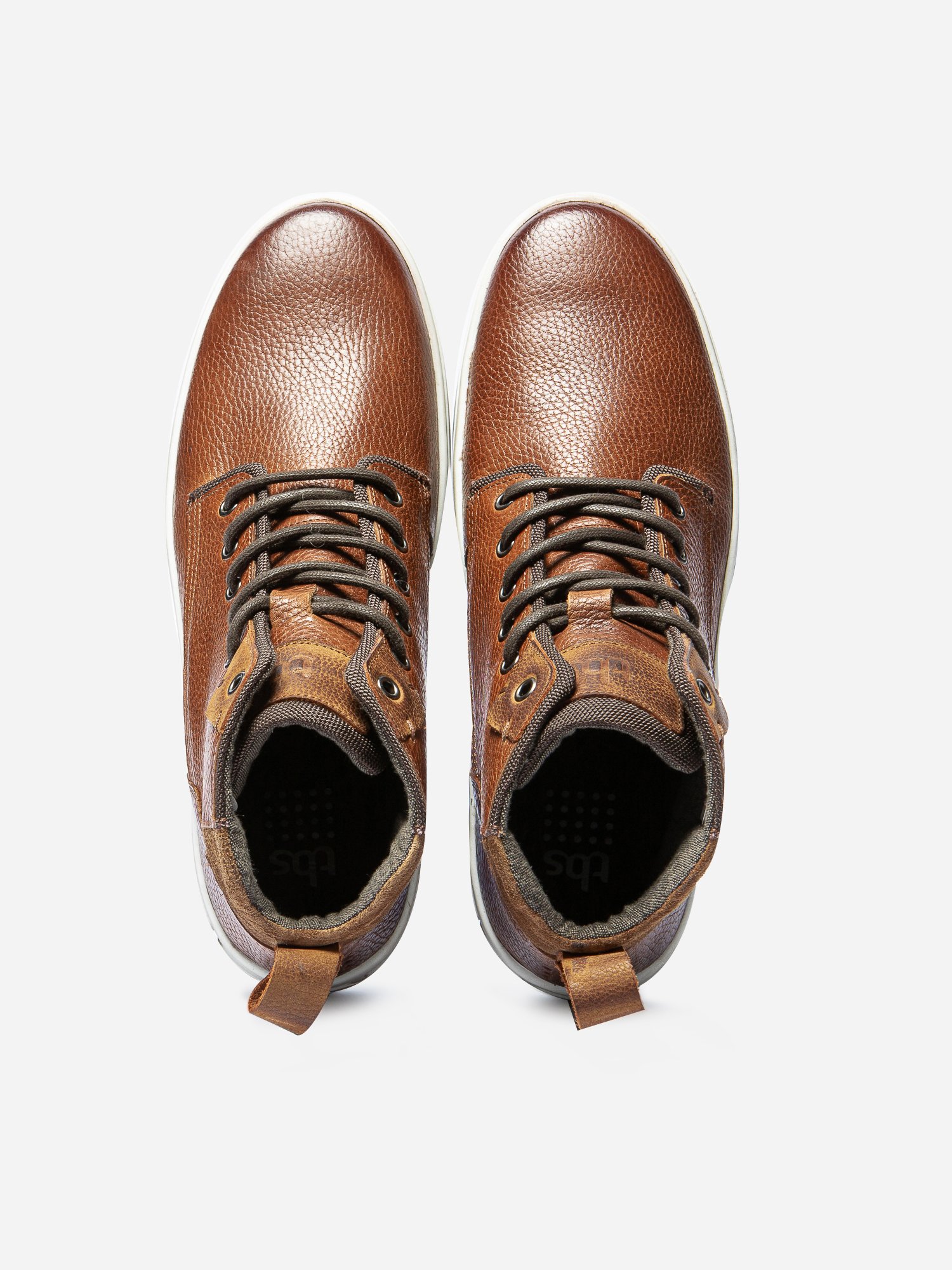 Baskets Montantes Homme Purefoam Cuir Marron