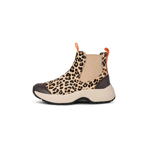 Woden Silje Støvler, Coffee Cream/Leopard, 41