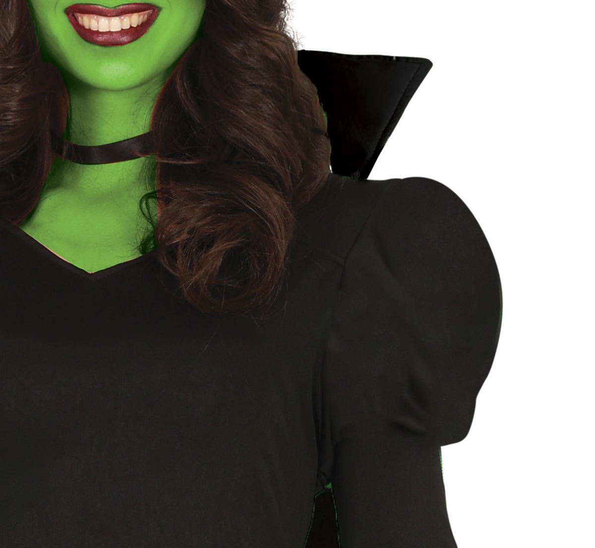 Halloween Jurk Zwart Dames Heks Lang
