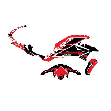 Kit déco RiderUnik CORP RED