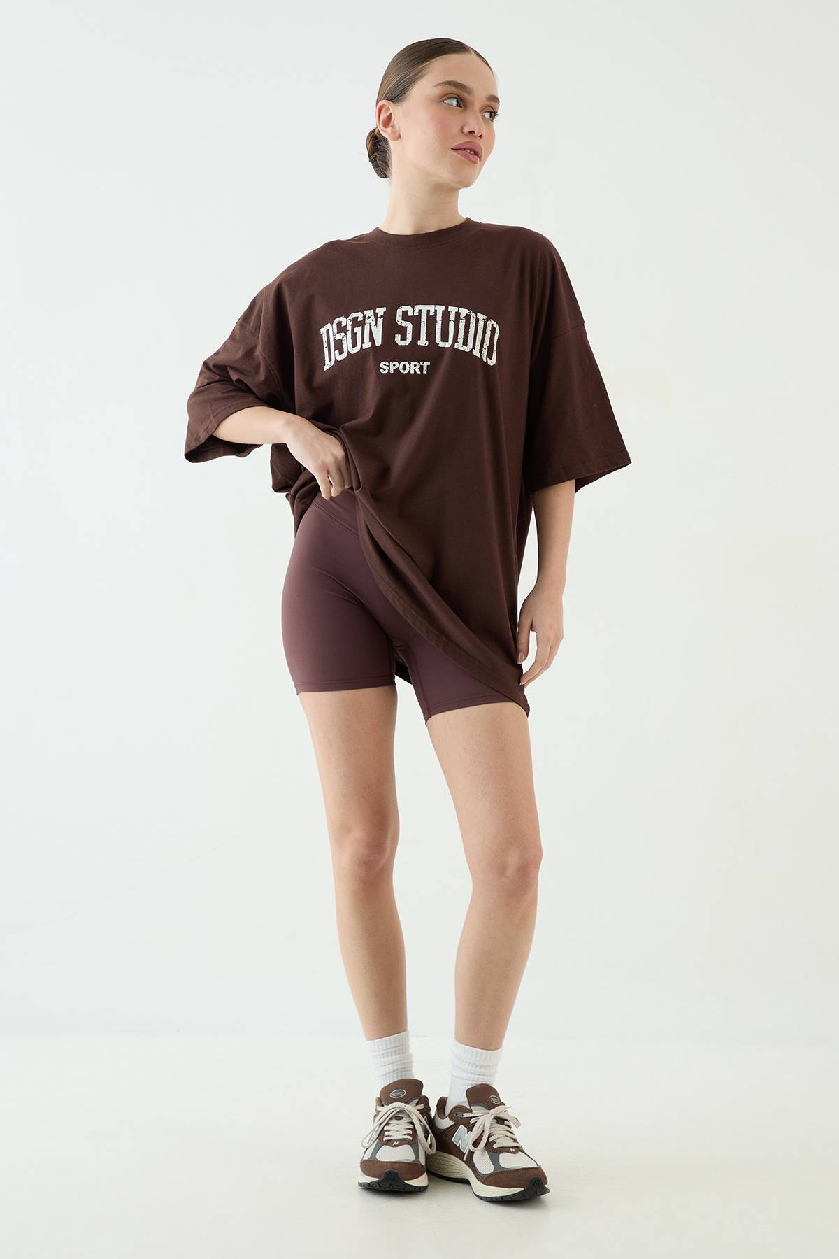T-shirt Oversize Imprimé Collegiate Dsgn Studio